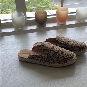 Espidrelle Leopard Slides, 7.5